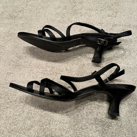 Unlisted Black Strappy Heels - Picture 4 of 6